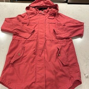 Red Fabric Coat